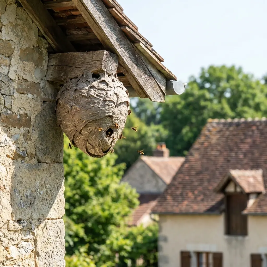 Nid de frelon Jouy-le-Moutier (95280)