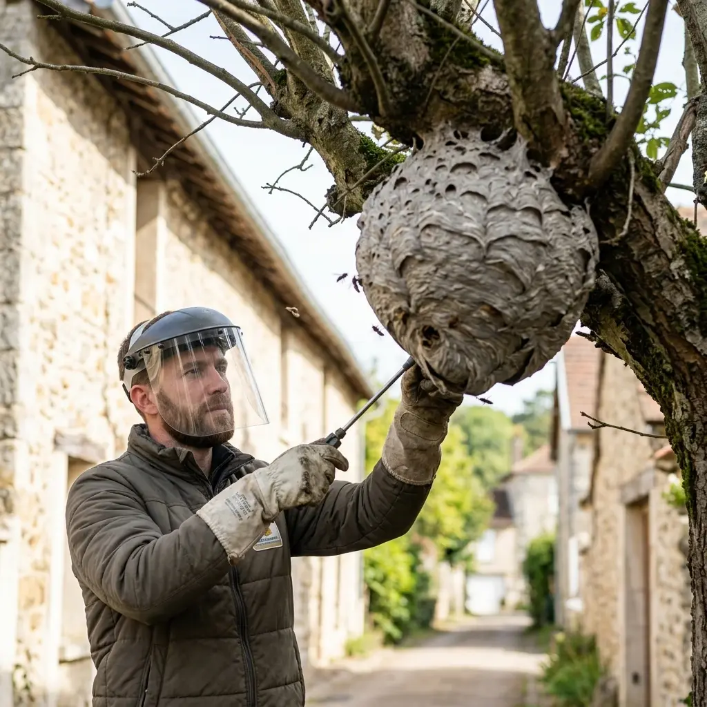 Prévenir l'installation d'un nid de frelon