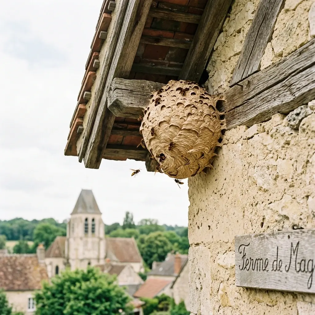 Nid de frelon Magny-en-Vexin (95420)