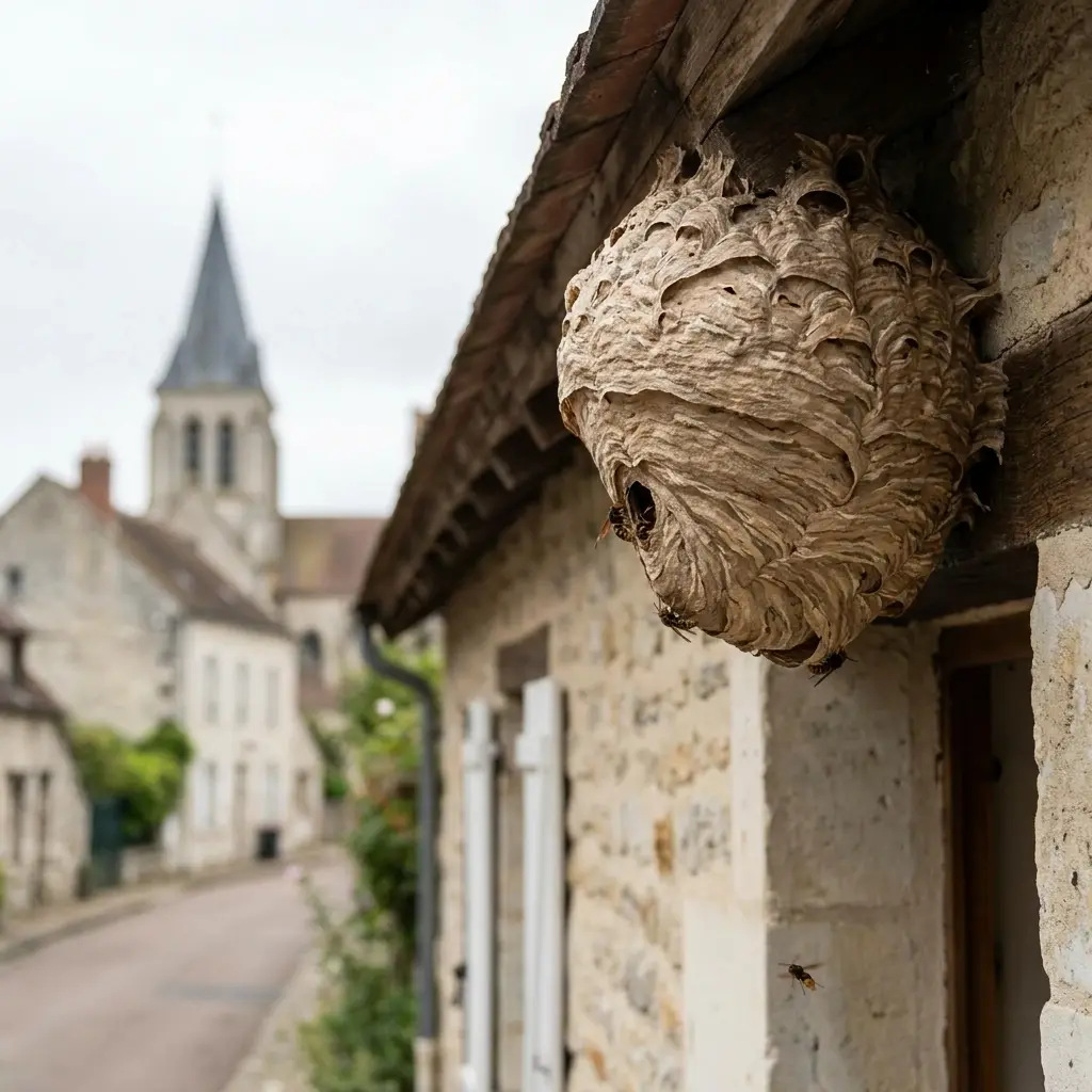 Nid de frelon Auvers-sur-Oise (95430)
