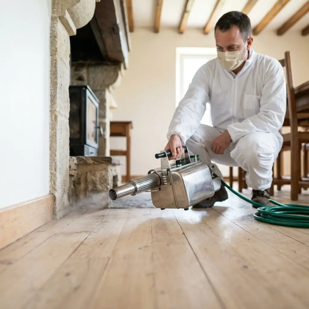 Notre méthode pour éliminer les puces de parquet