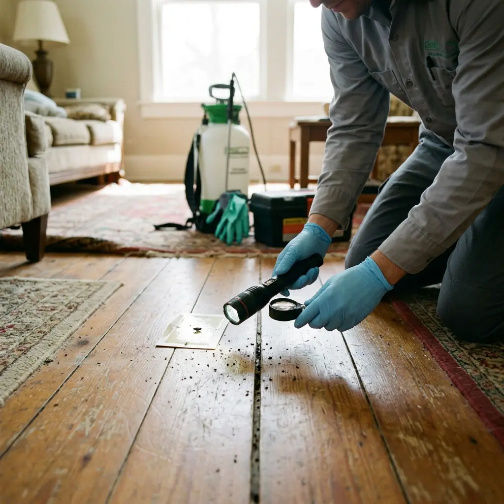 Rassurez votre domicile contre la puce de parquet