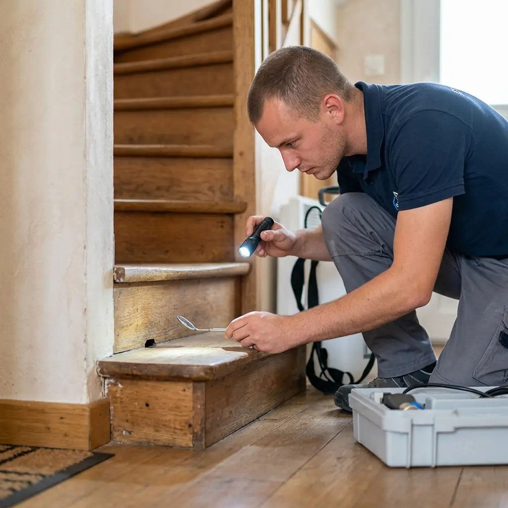 Un traitement technique contre la puce de parquet