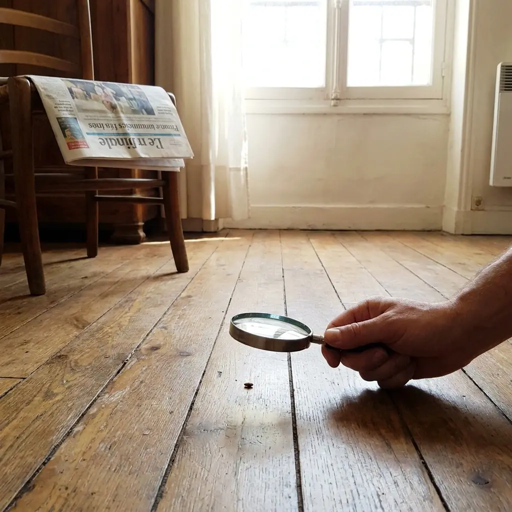 Expertise contre la puce de parquet à Auby