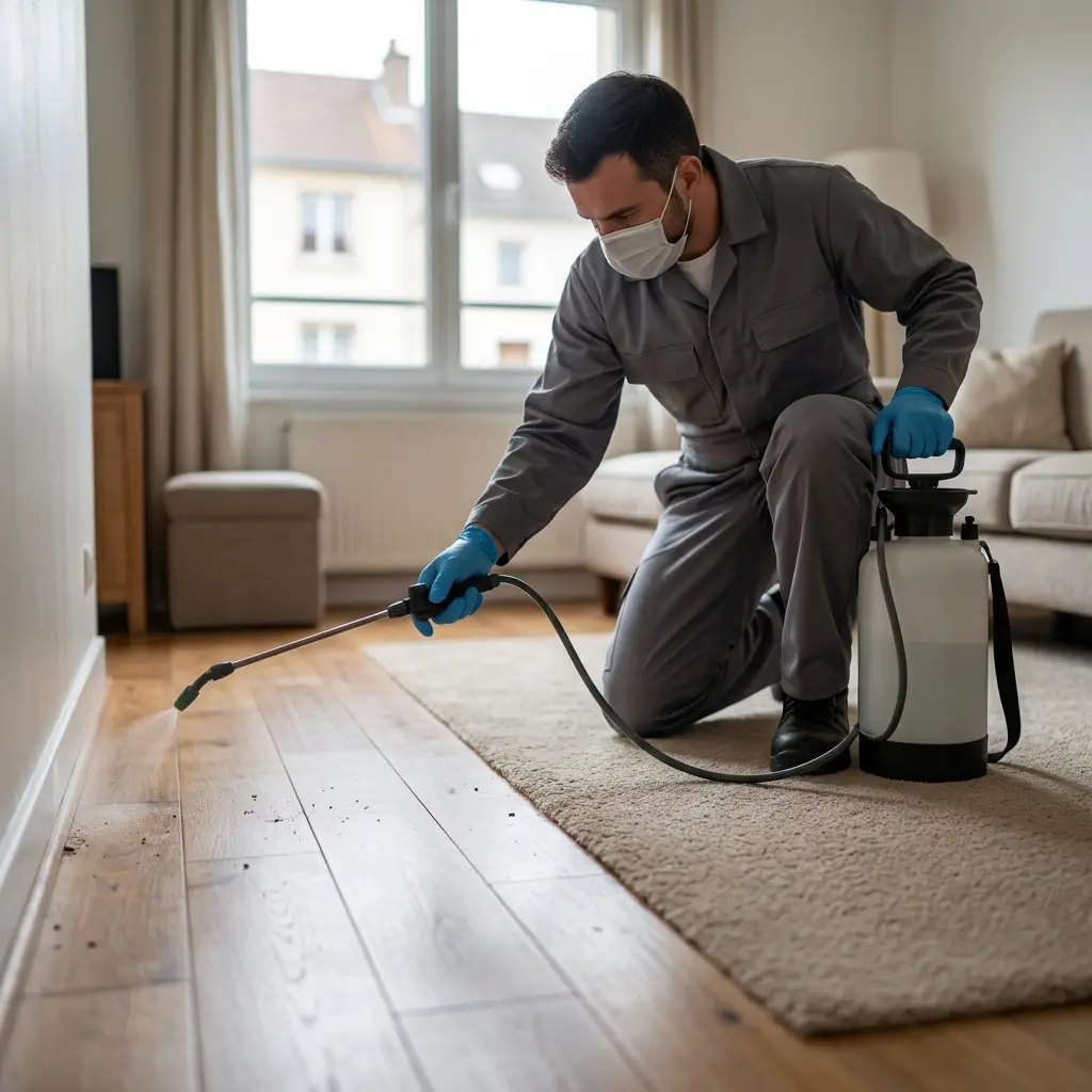 Prévenir l'invasion de puces de parquet