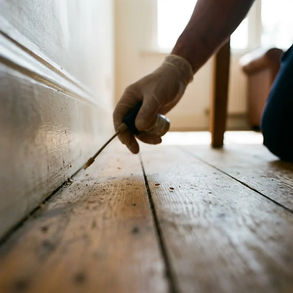 Notre méthode pour éradiquer la puce de parquet