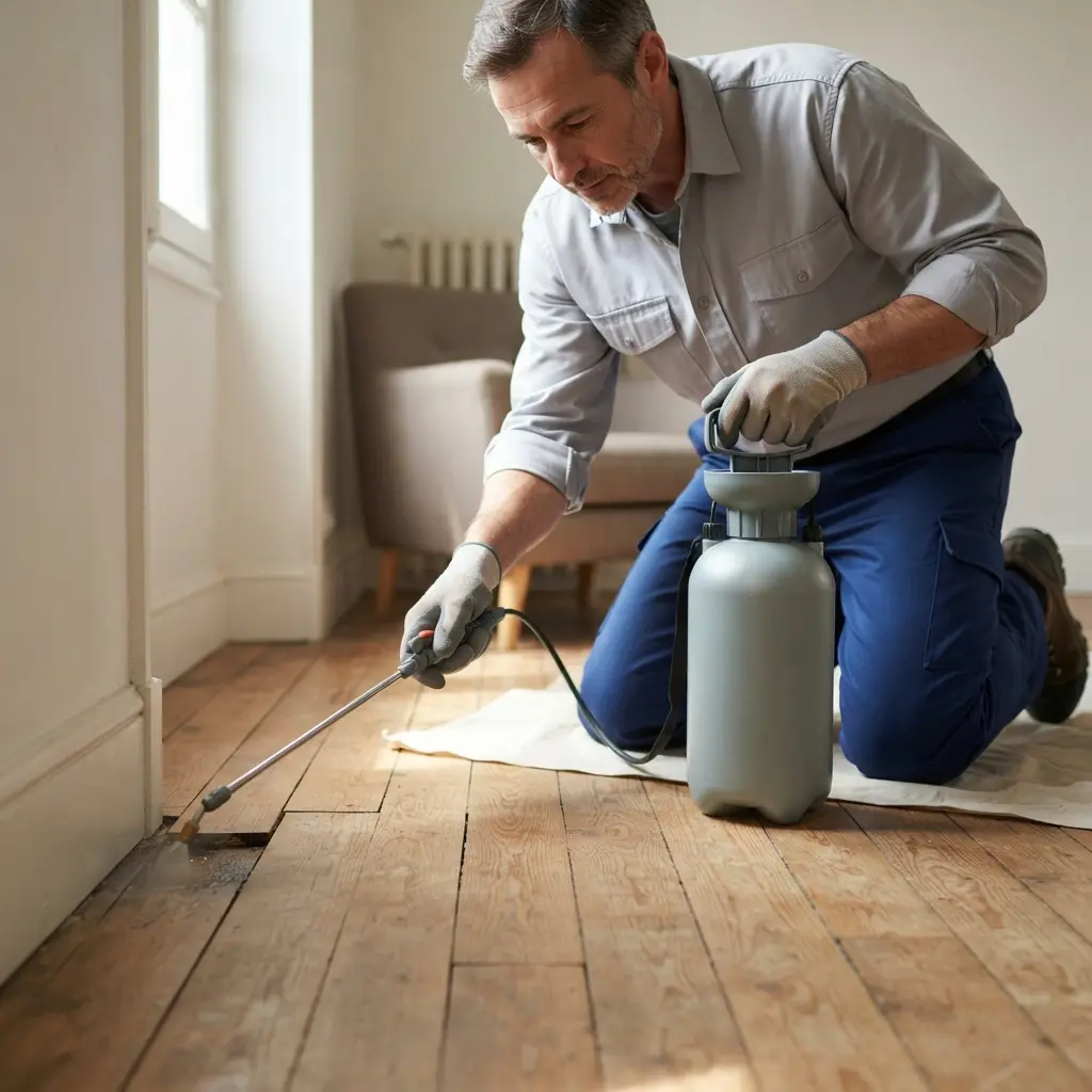 Notre approche pour éradiquer la puce de parquet