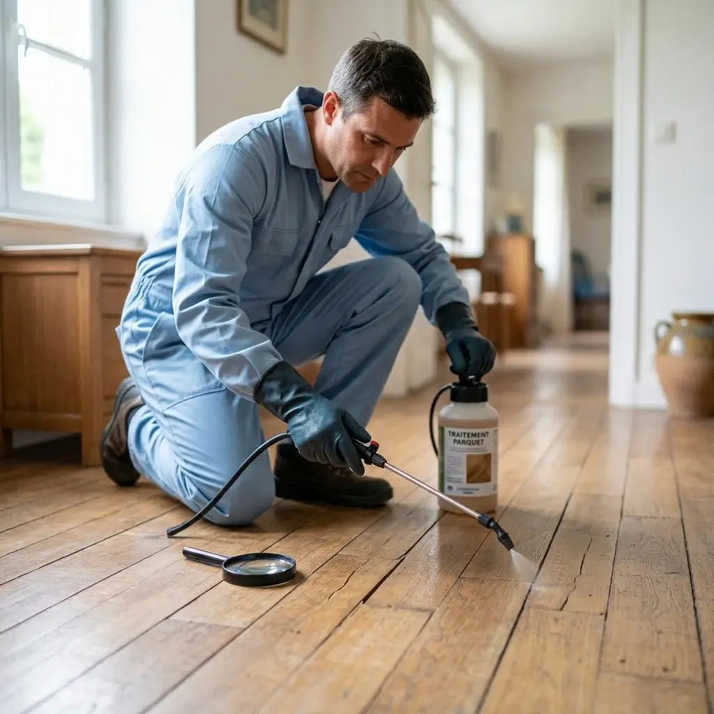 Notre méthode de traitement des puces de parquet