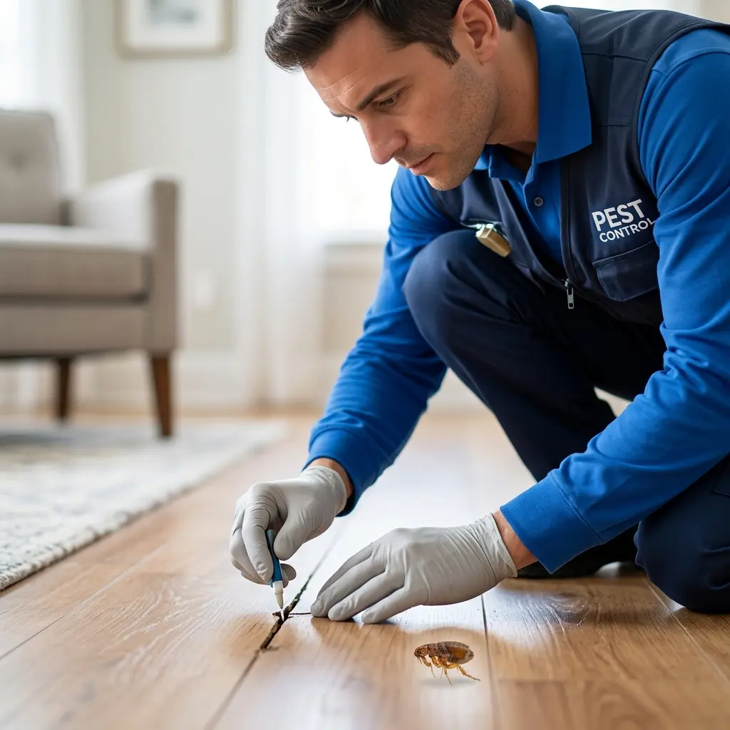 Notre méthode pour éradiquer la puce de parquet