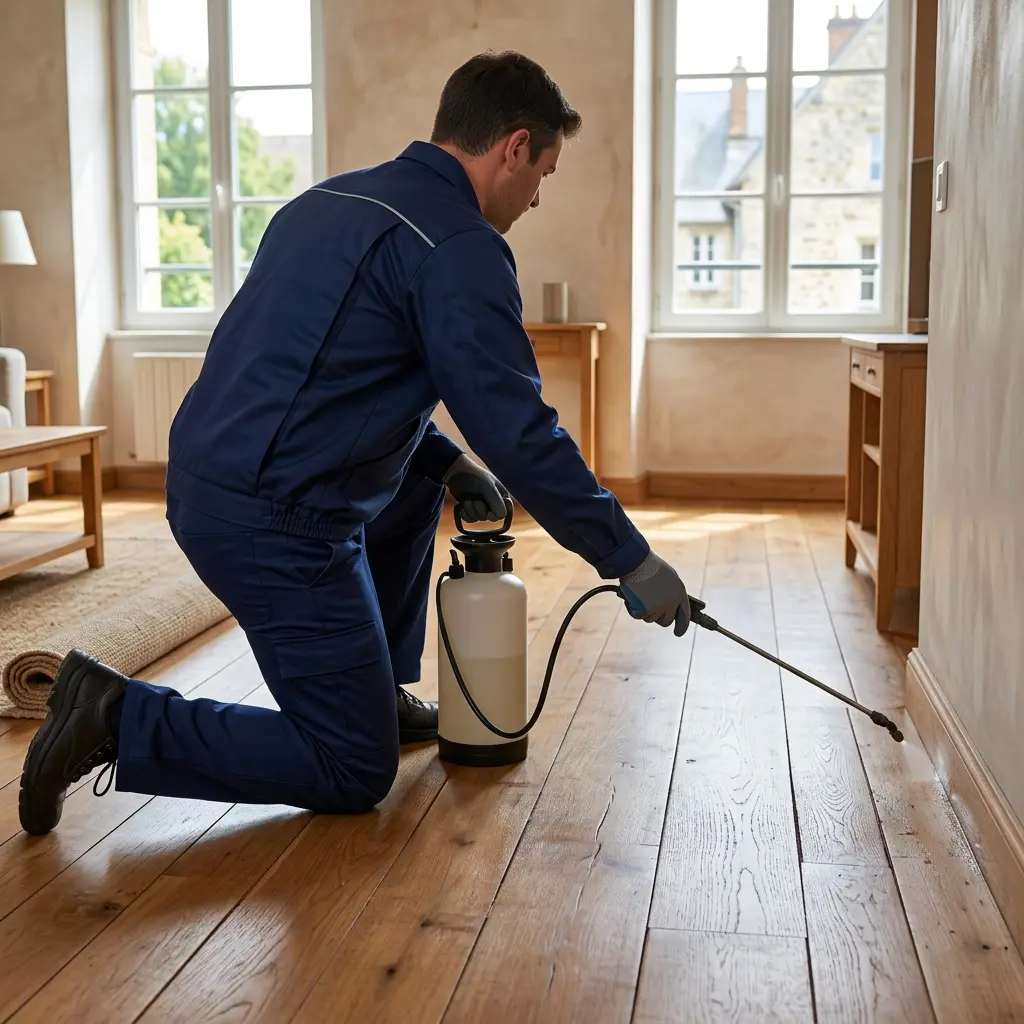 Notre méthode de lutte contre les puces de parquet