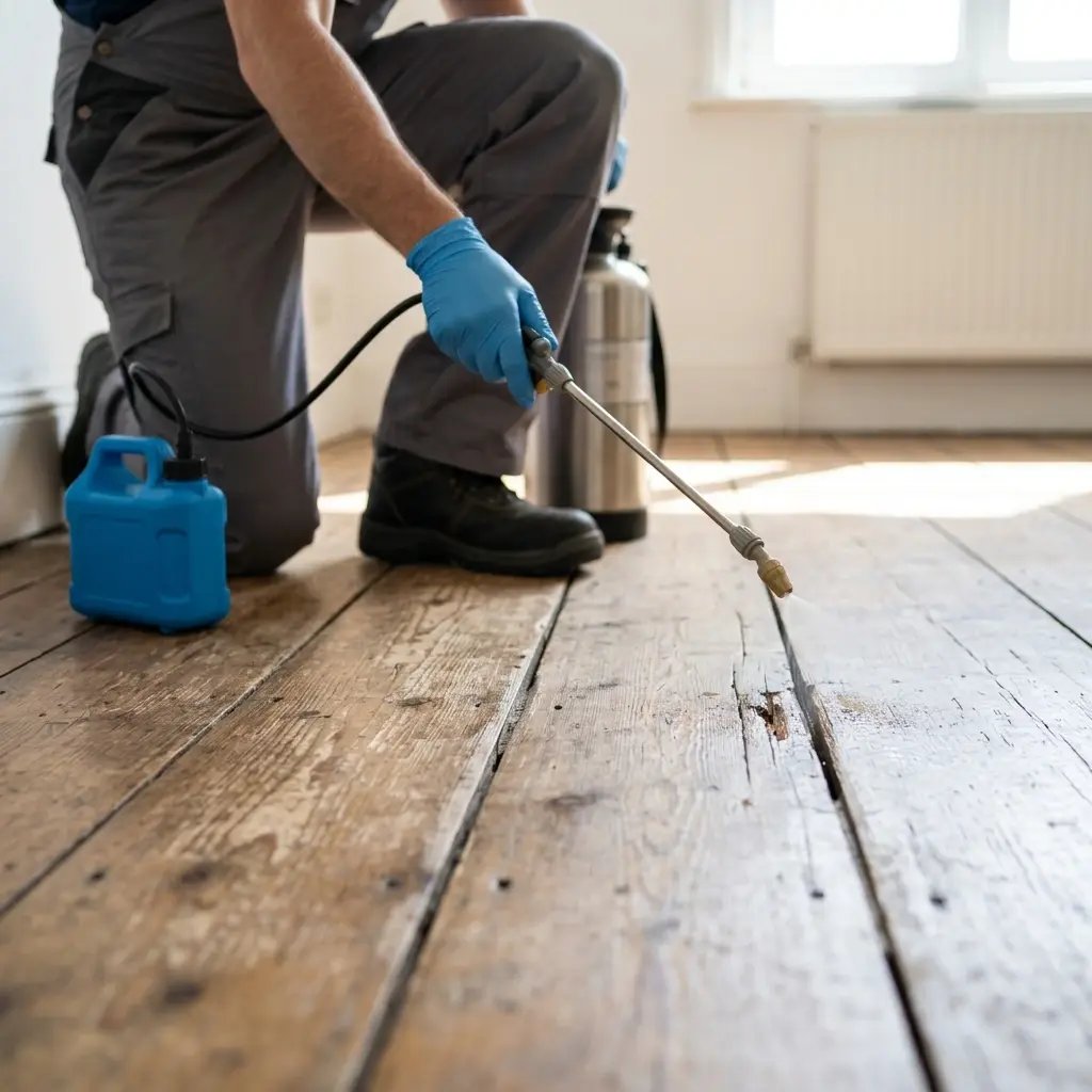 Notre méthode d’éradication des puces de parquet