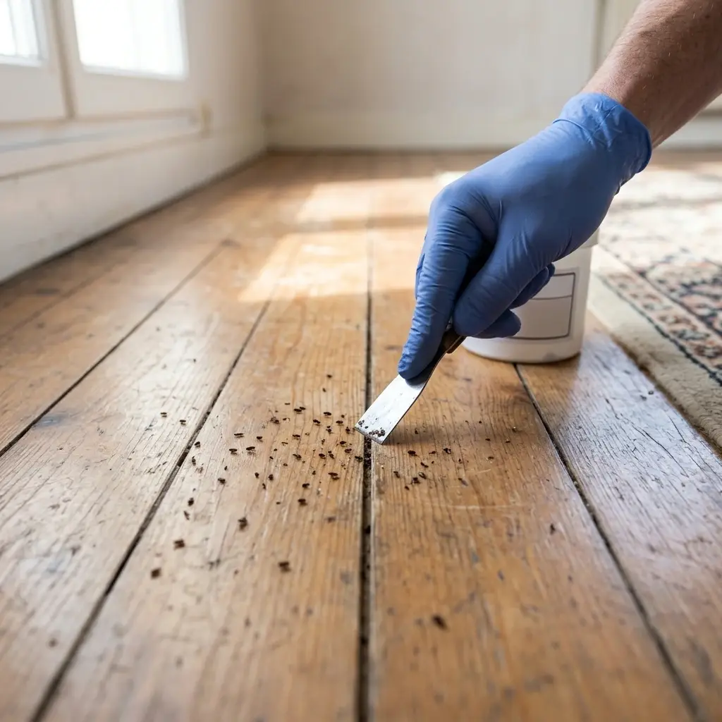 Notre méthode pour éradiquer la puce de parquet