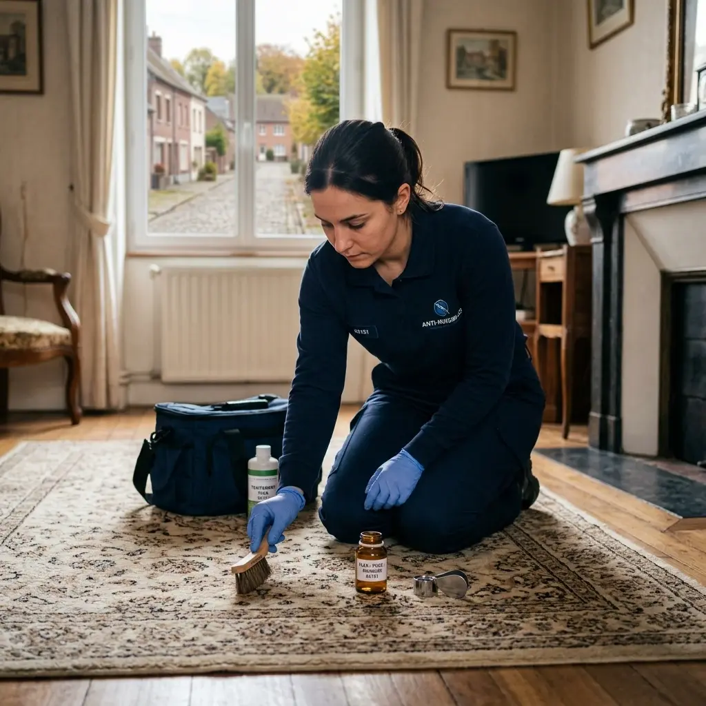 Notre méthode de désinsectisation des puces de parquet