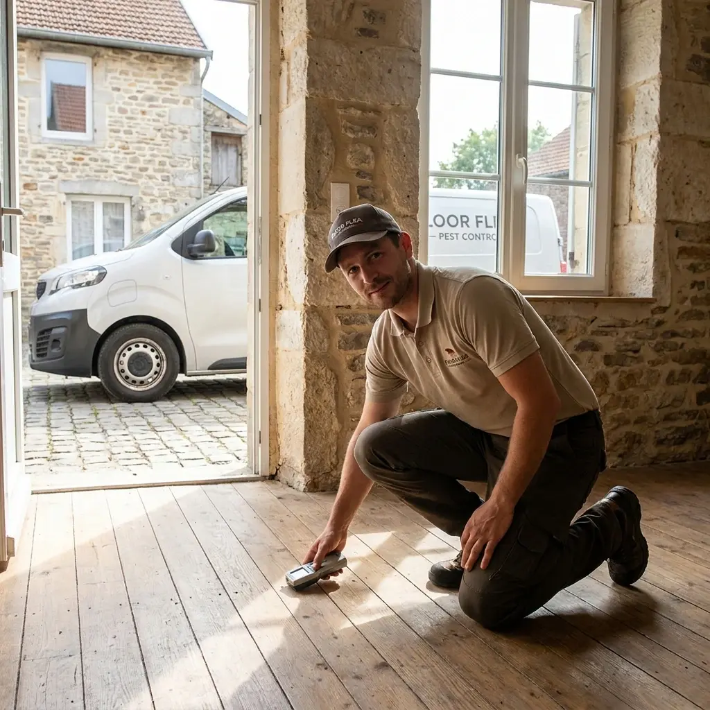 Bons réflexes pour prévenir les puces de parquet à Souchez