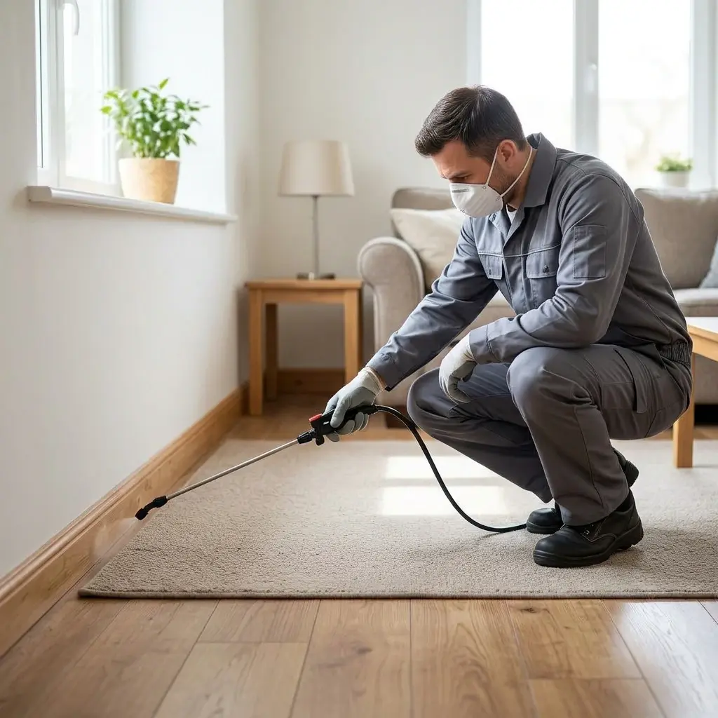 Notre méthode de traitement contre la puce de parquet