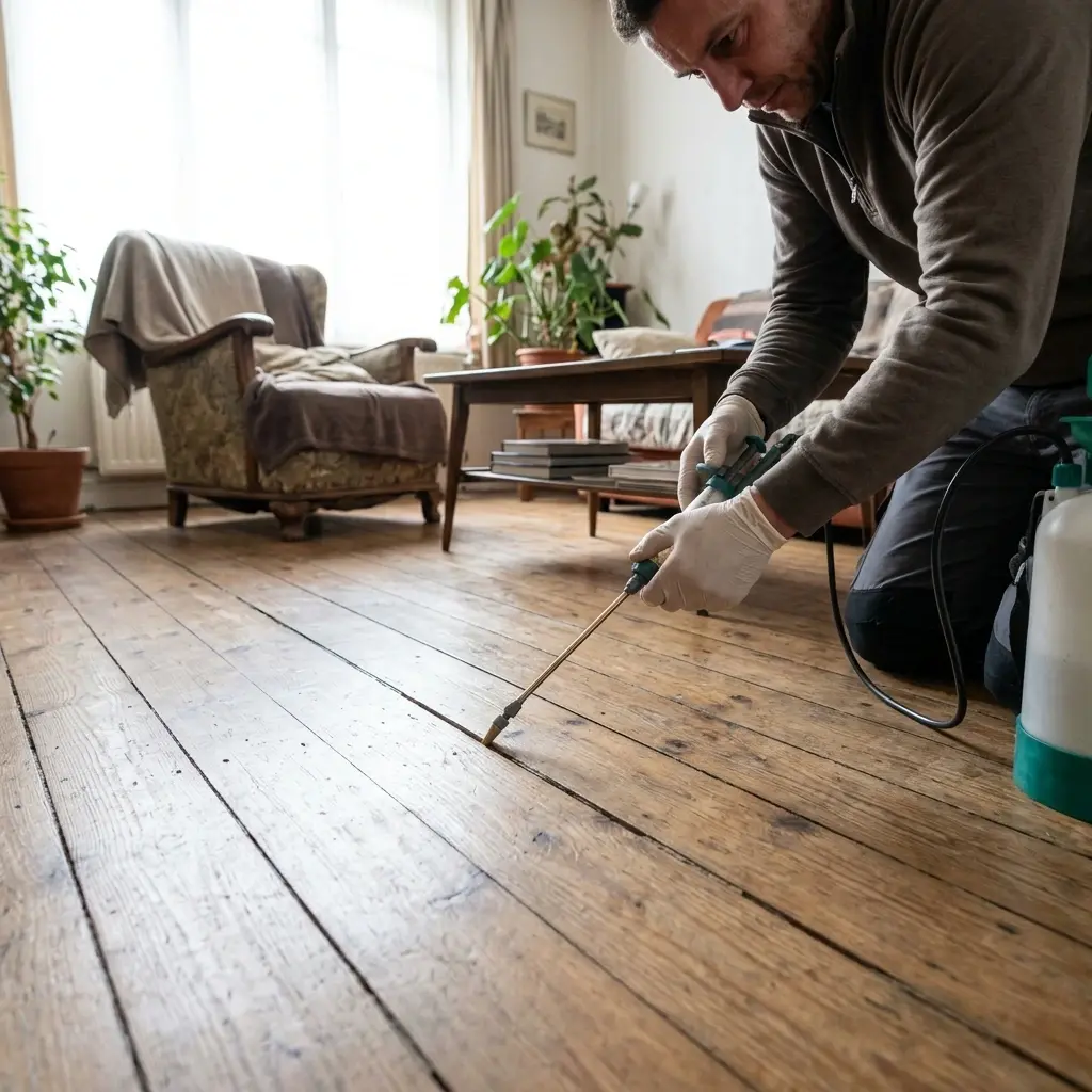 Pourquoi nous choisir à Sangatte pour la puce de parquet