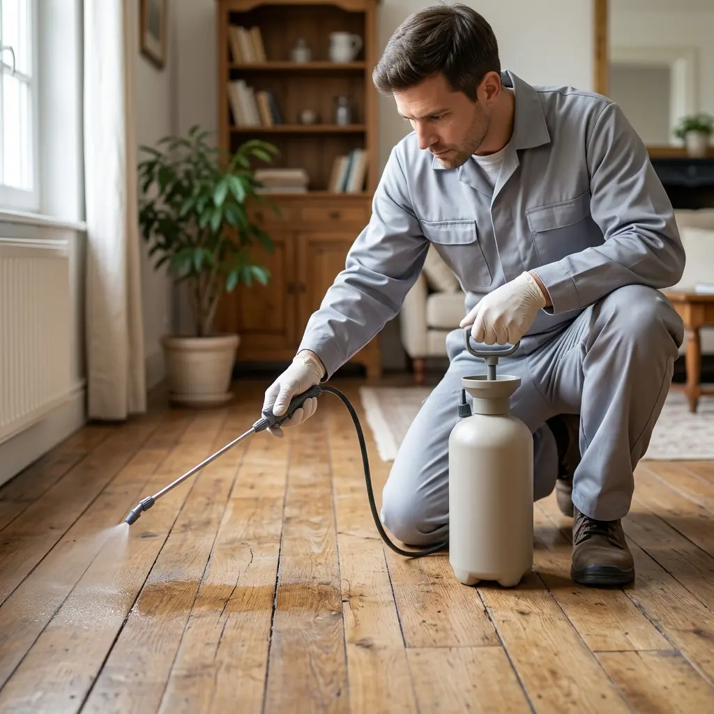 L'approche technique pour éradiquer les puce de parquet