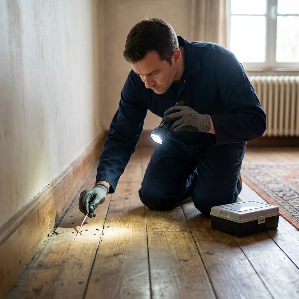 Notre méthode d’action contre les puces de parquet