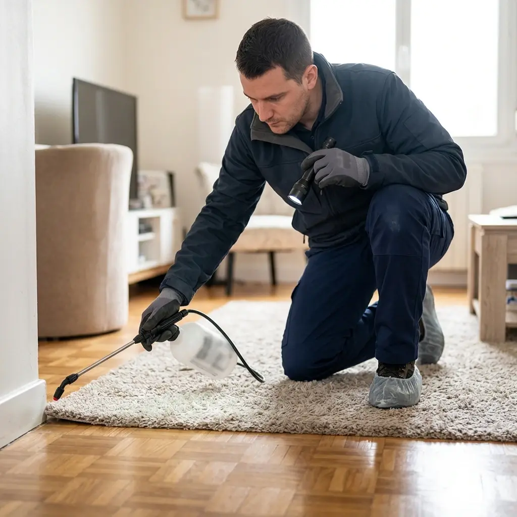 Pourquoi choisir notre service de lutte contre les puces de parquet à Condette