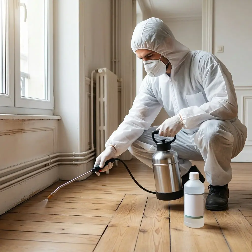 Notre méthode pour éliminer les puces de parquet