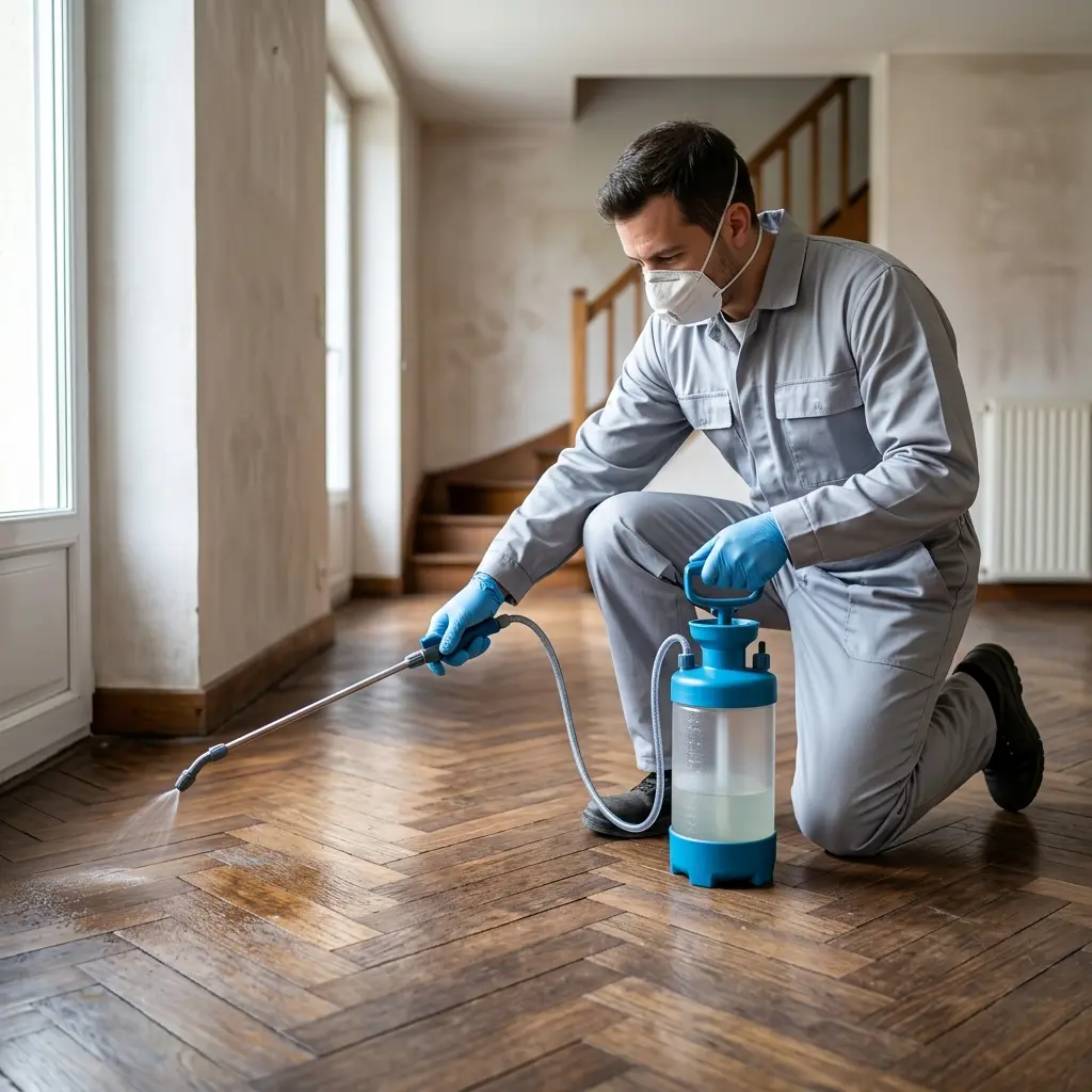 Notre méthode pour éliminer la puce de parquet