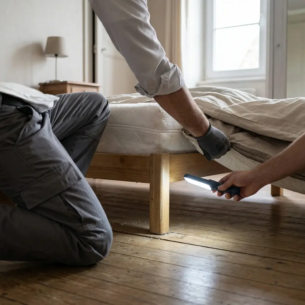 Un traitement technique pour supprimer la puce de parquet