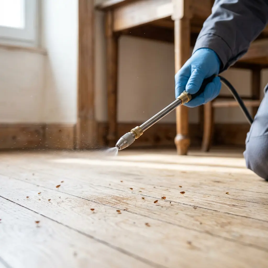 Notre méthode de lutte contre les puces de parquet