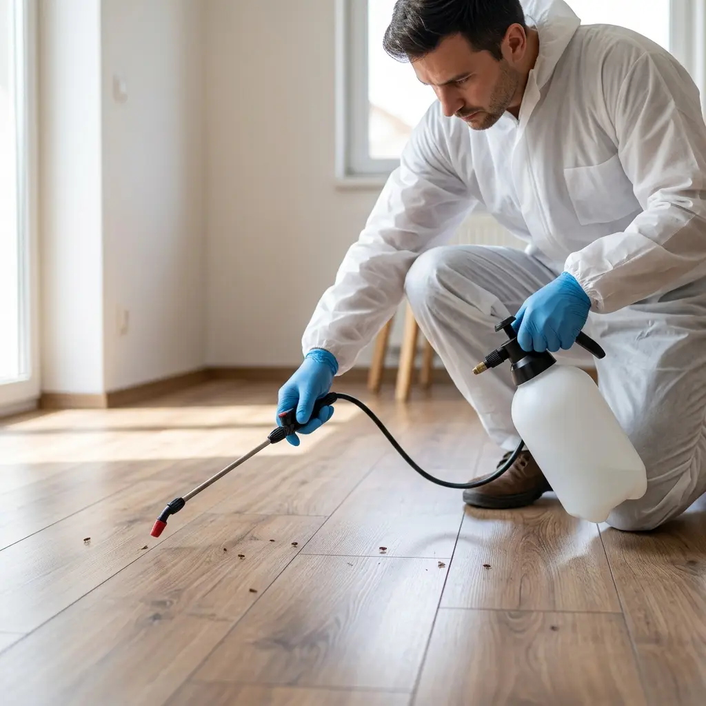 Notre méthode pour éliminer les puces de parquet