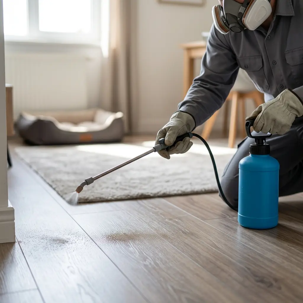 Notre méthode pour éliminer les puces de parquet