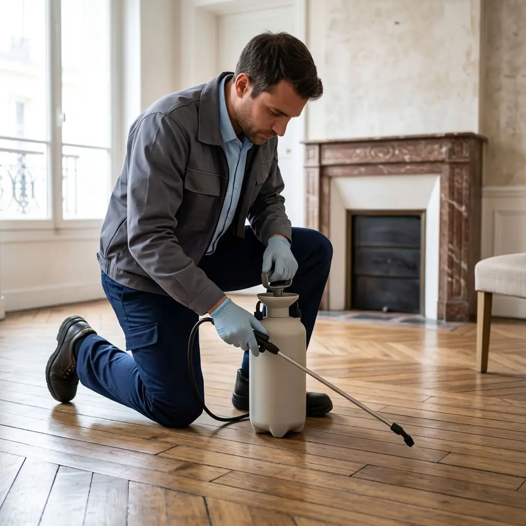 Puce de parquet Paris 4 (75004)