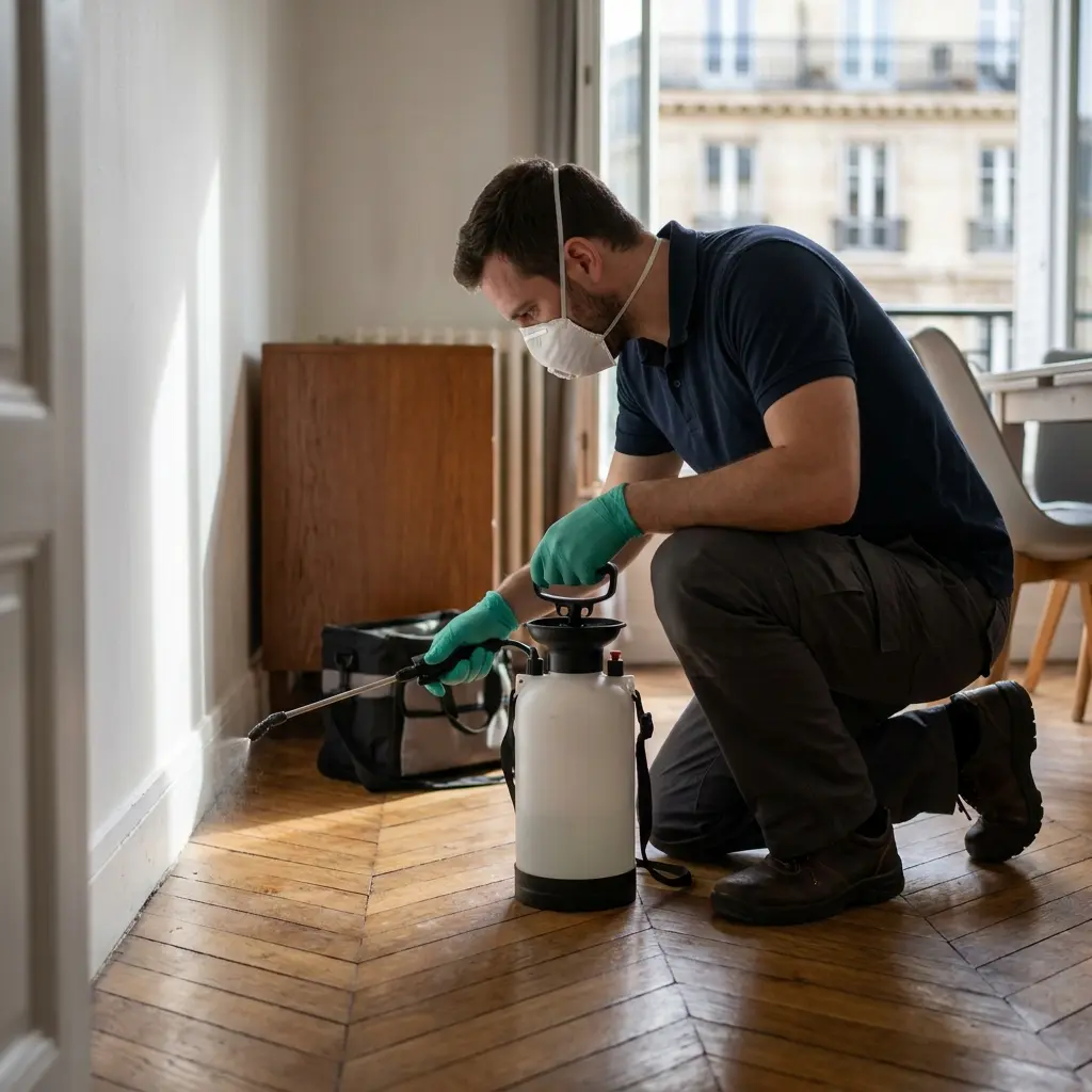 Un traitement ciblé contre la puce de parquet
