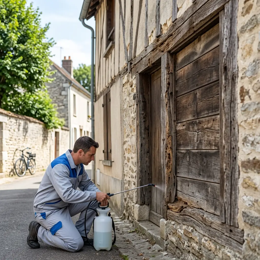 Un traitement professionnel contre les insectes xylophages