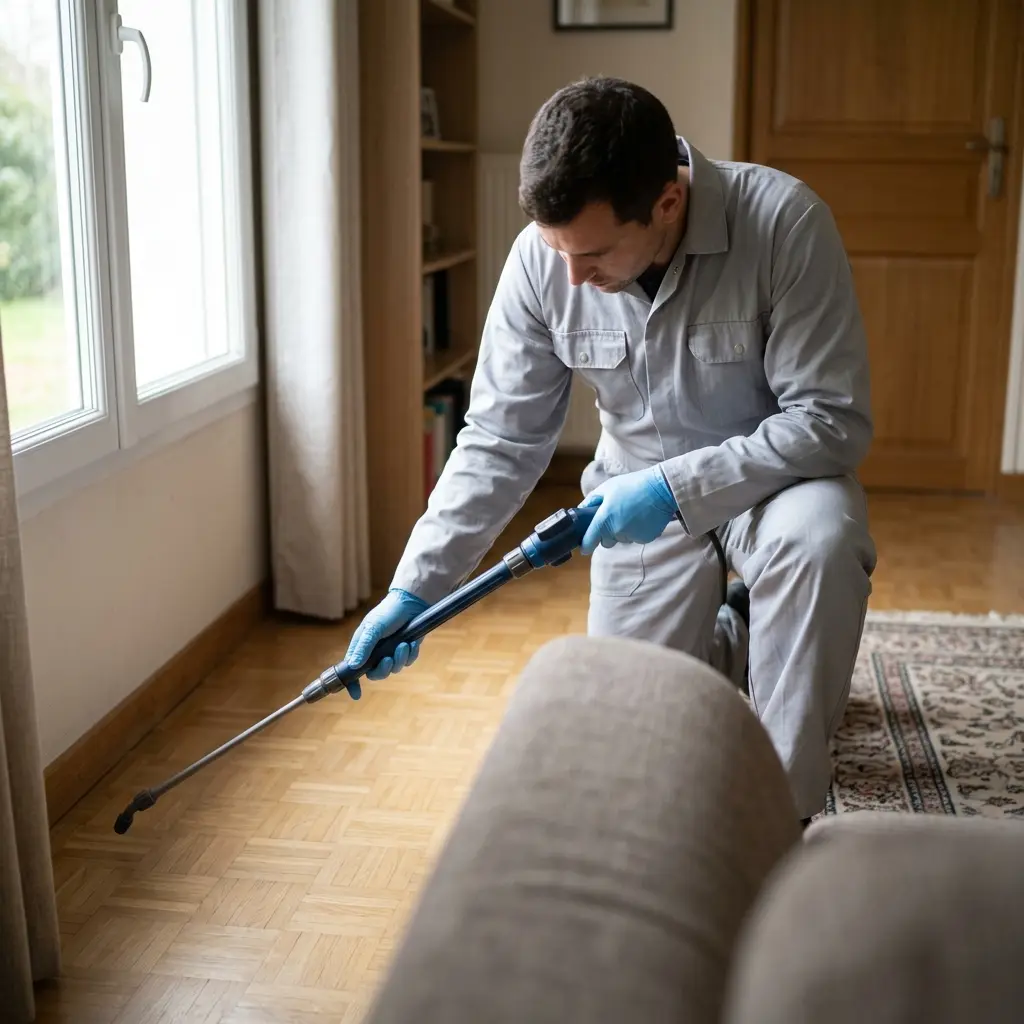 Notre approche technique contre la puce de parquet
