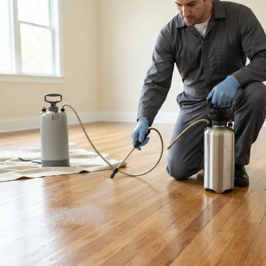 Un traitement professionnel pour éradiquer la puce de parquet