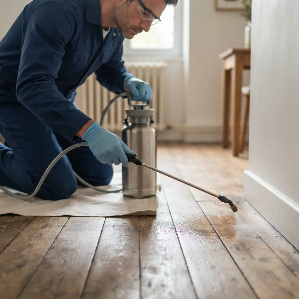 Notre méthode de lutte contre la puce de parquet