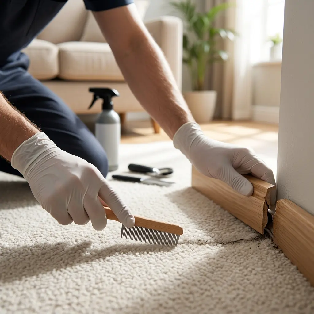 Comment prévenir et réagir face aux puces de parquet à Linas
