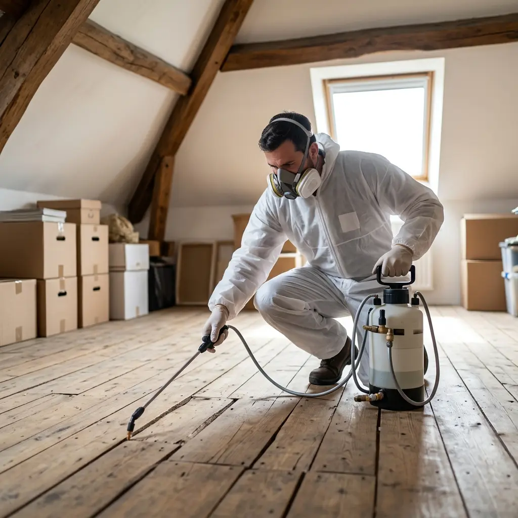 Un traitement technique pour éradiquer les insectes du bois