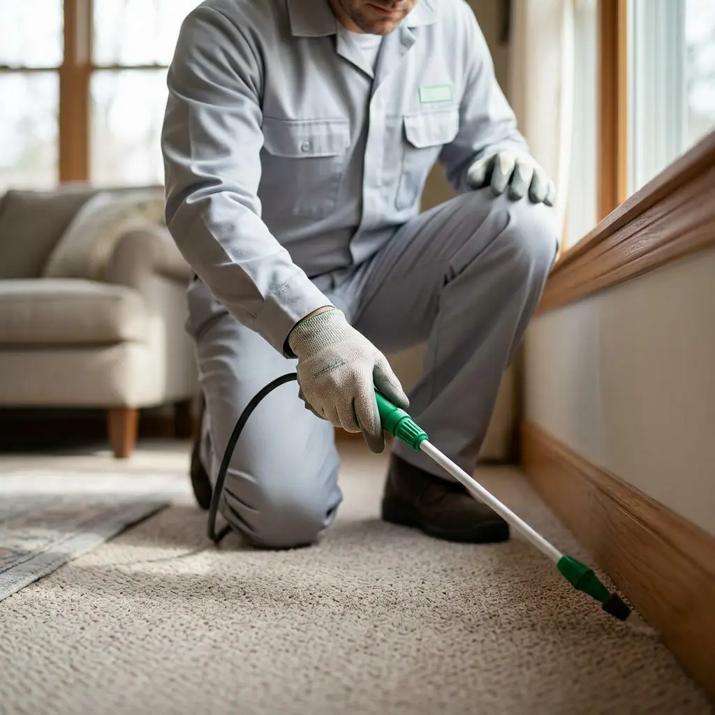 Un traitement professionnel pour éradiquer la puce de parquet