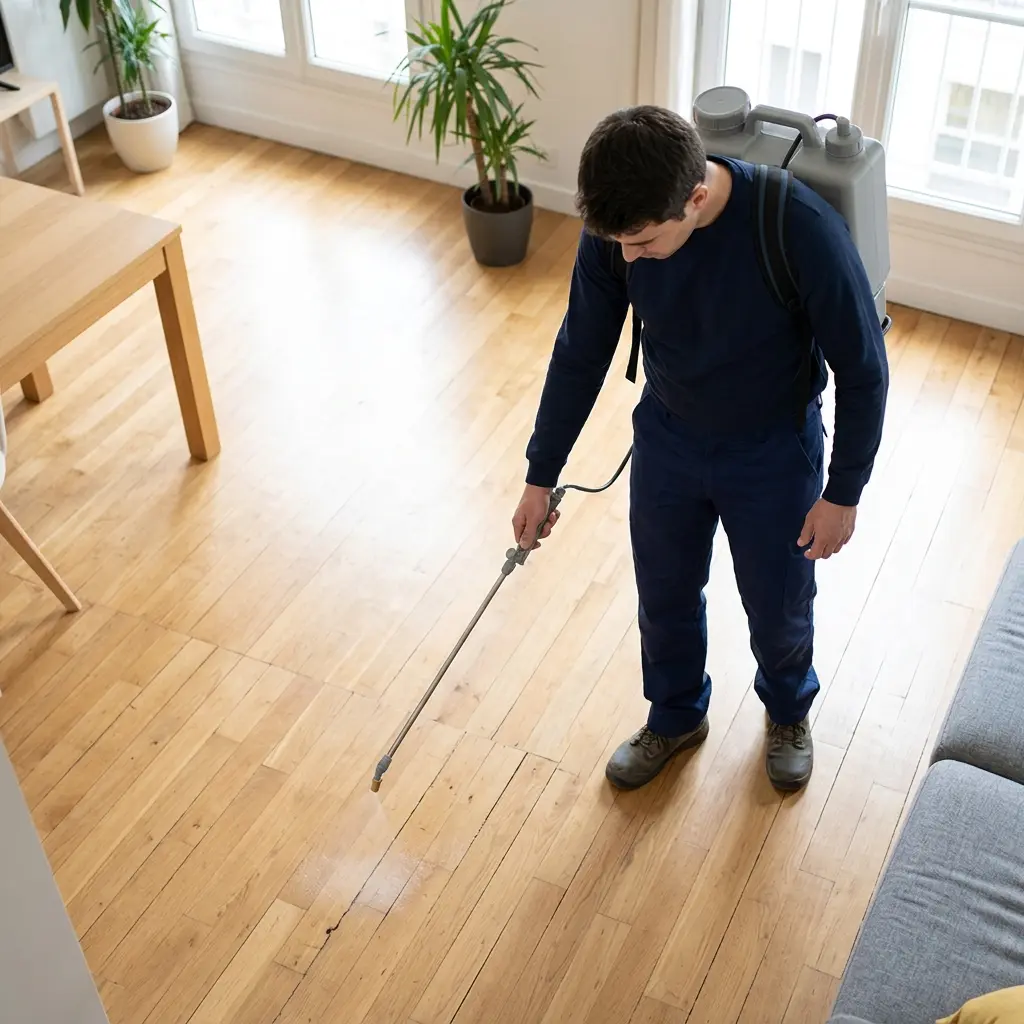 L'approche technique pour éradiquer la puce de parquet