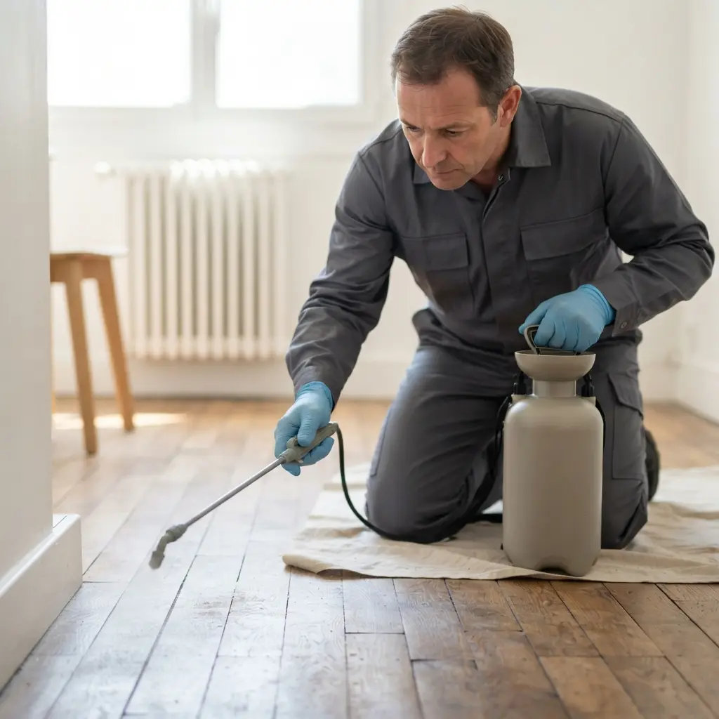 Notre méthode pour éradiquer la puce de parquet