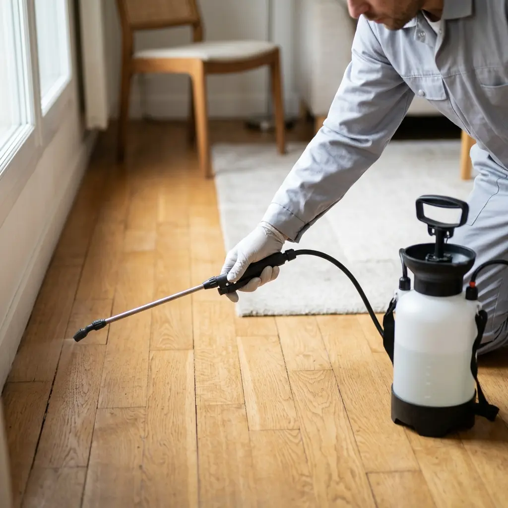 Une approche technique pour éradiquer la puce de parquet