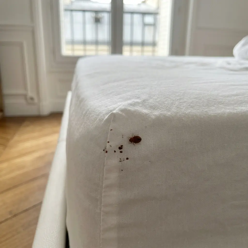 Taches sombres sur le linge