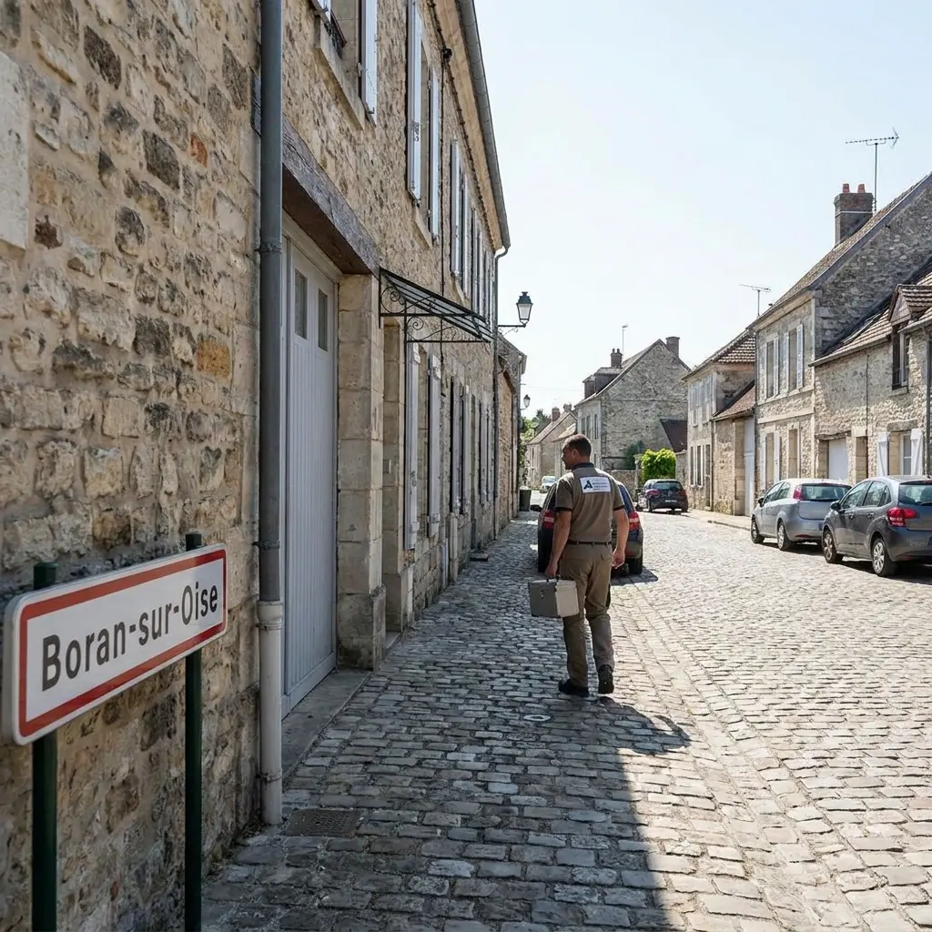 Comment se déroule l'intervention à Boran-sur-Oise ?