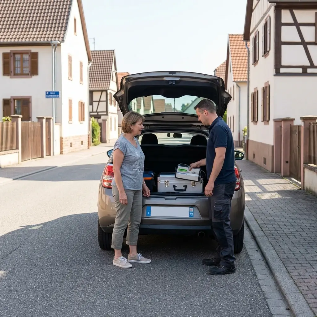 Comment se déroule l'intervention à Schirrhein ?