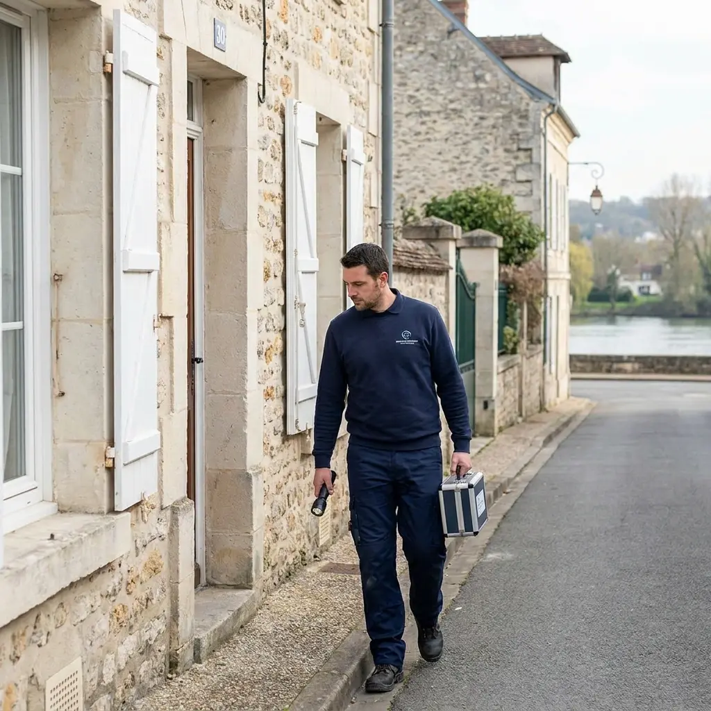 Comment se déroule l'intervention à Mézy-sur-Seine ?
