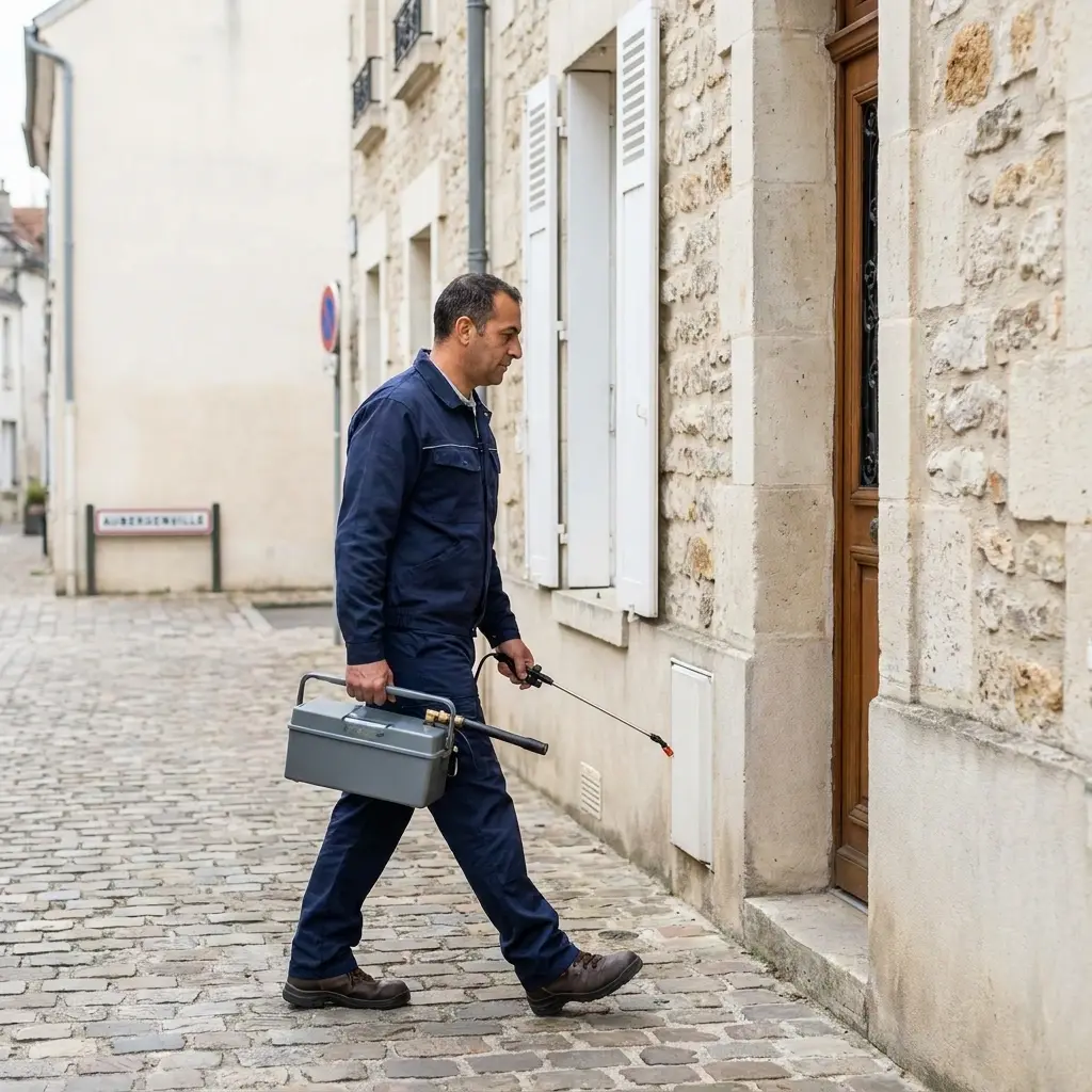 Comment se déroule l'intervention à Aubergenville ?