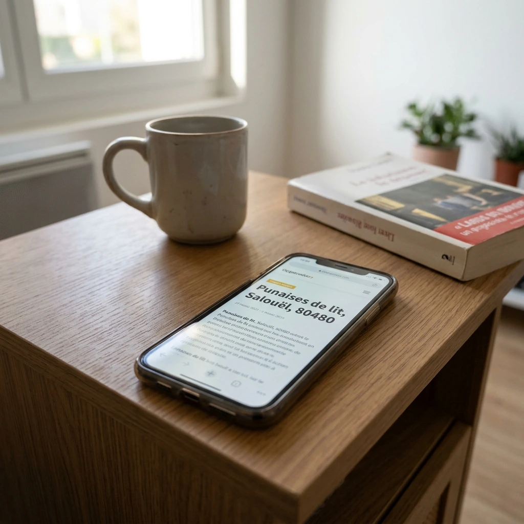 Comment se déroule une intervention contre les punaises de lit à Salouël ?