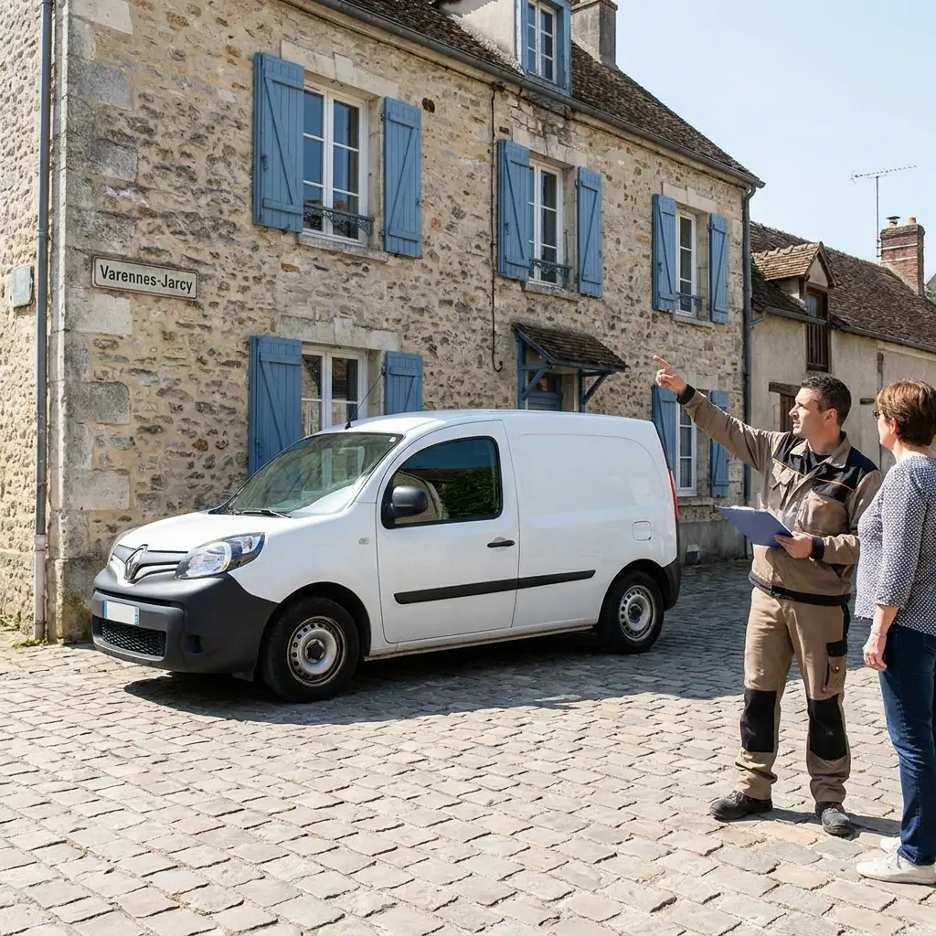 Comment se déroule l'intervention à Varennes-Jarcy ?