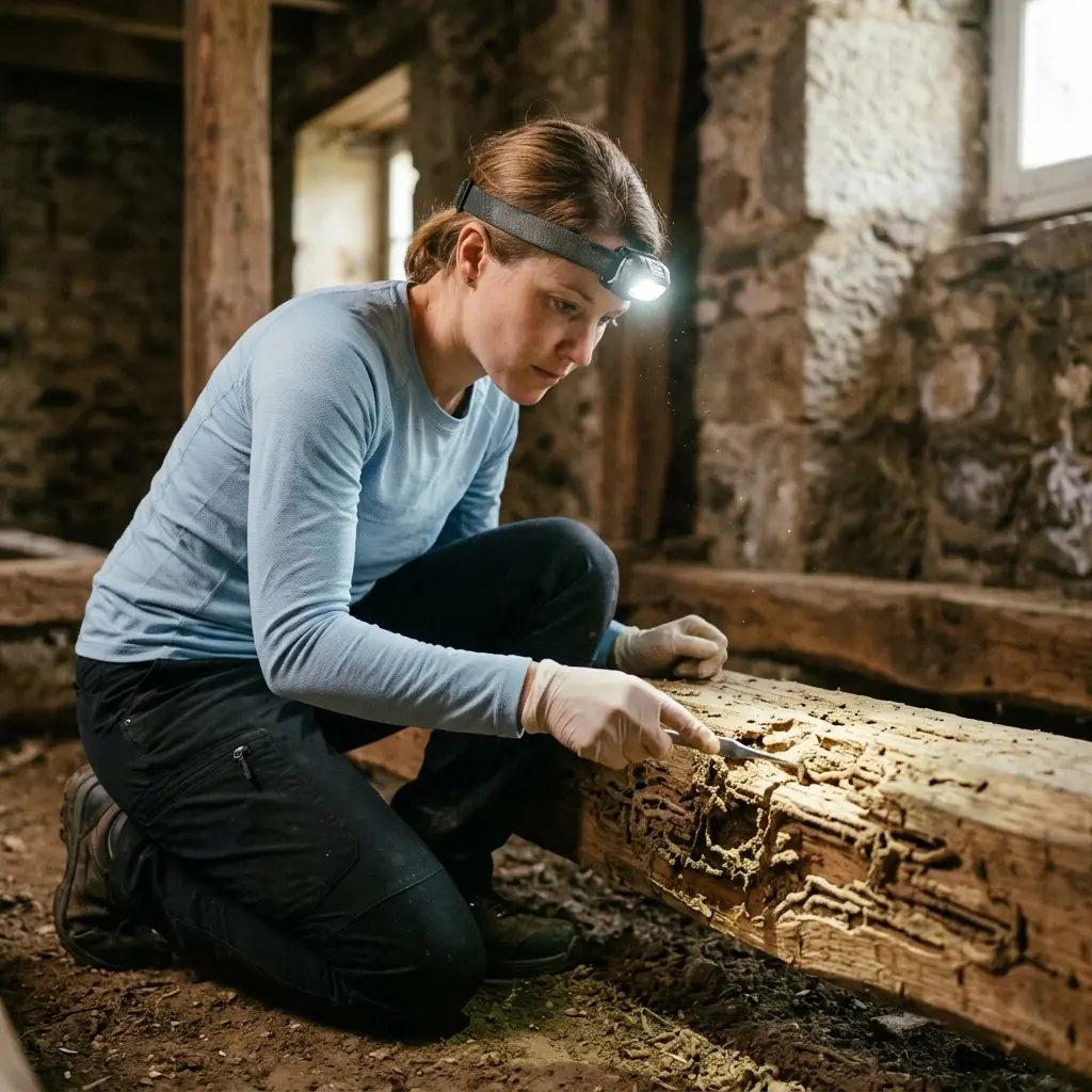 Comment identifier la présence de Termites dans la Marne ?