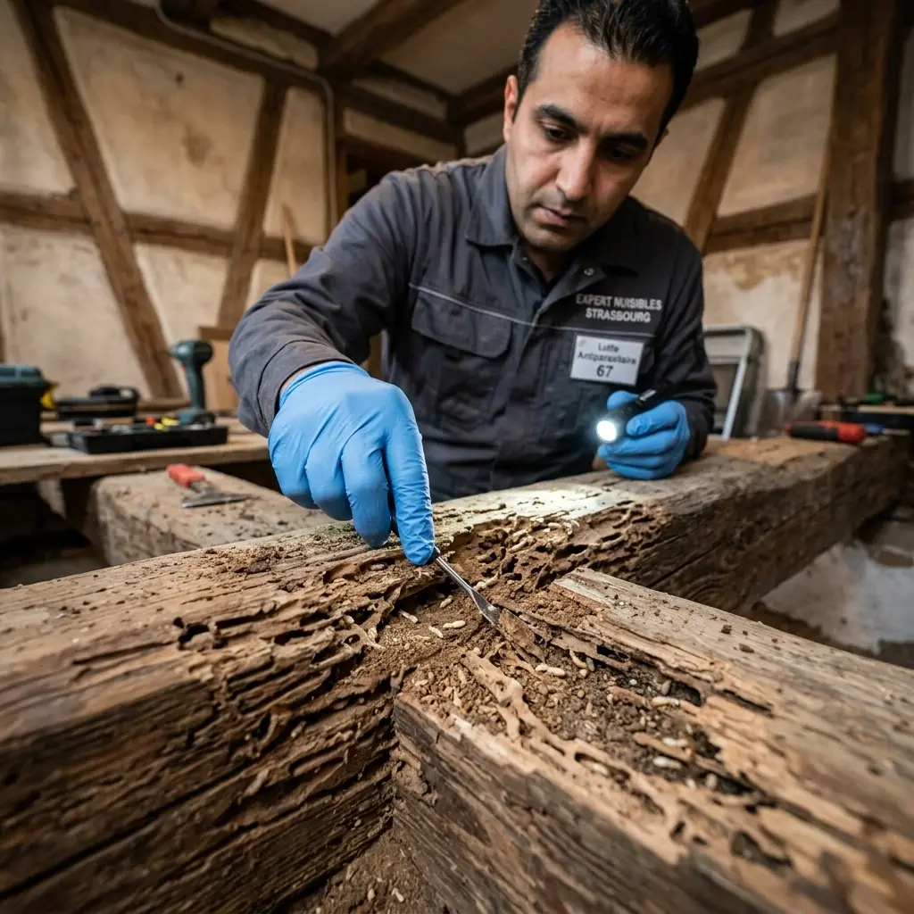 Repérer les signes d'une infestation de termites dans le Bas-Rhin